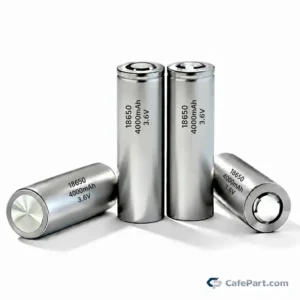 باتری لیتیوم‌یون 18650 ظرفیت 4000mAh ولتاژ 3.6V با واترمارک کافه پارت